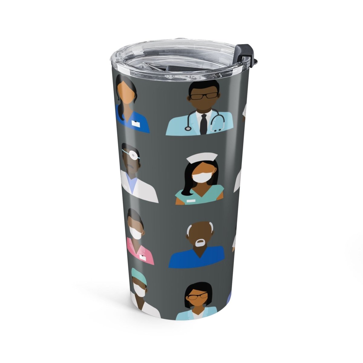 Medical Staff Tumbler - Afrocentric Art by The Trini Gee