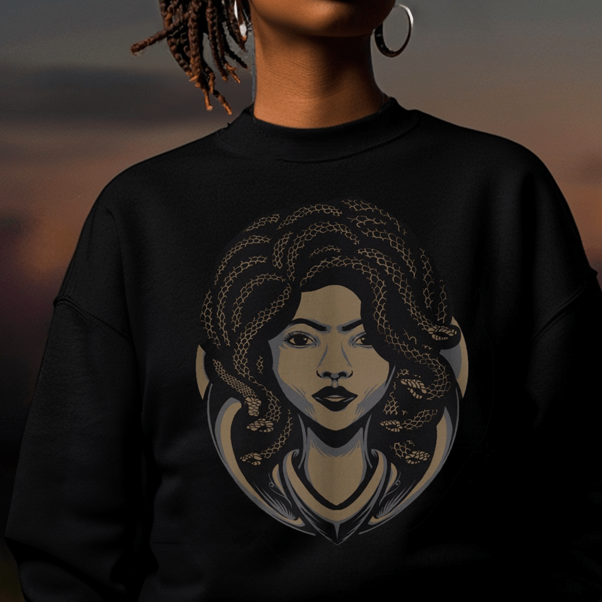 Medusa Sweatshirt - The Trini Gee