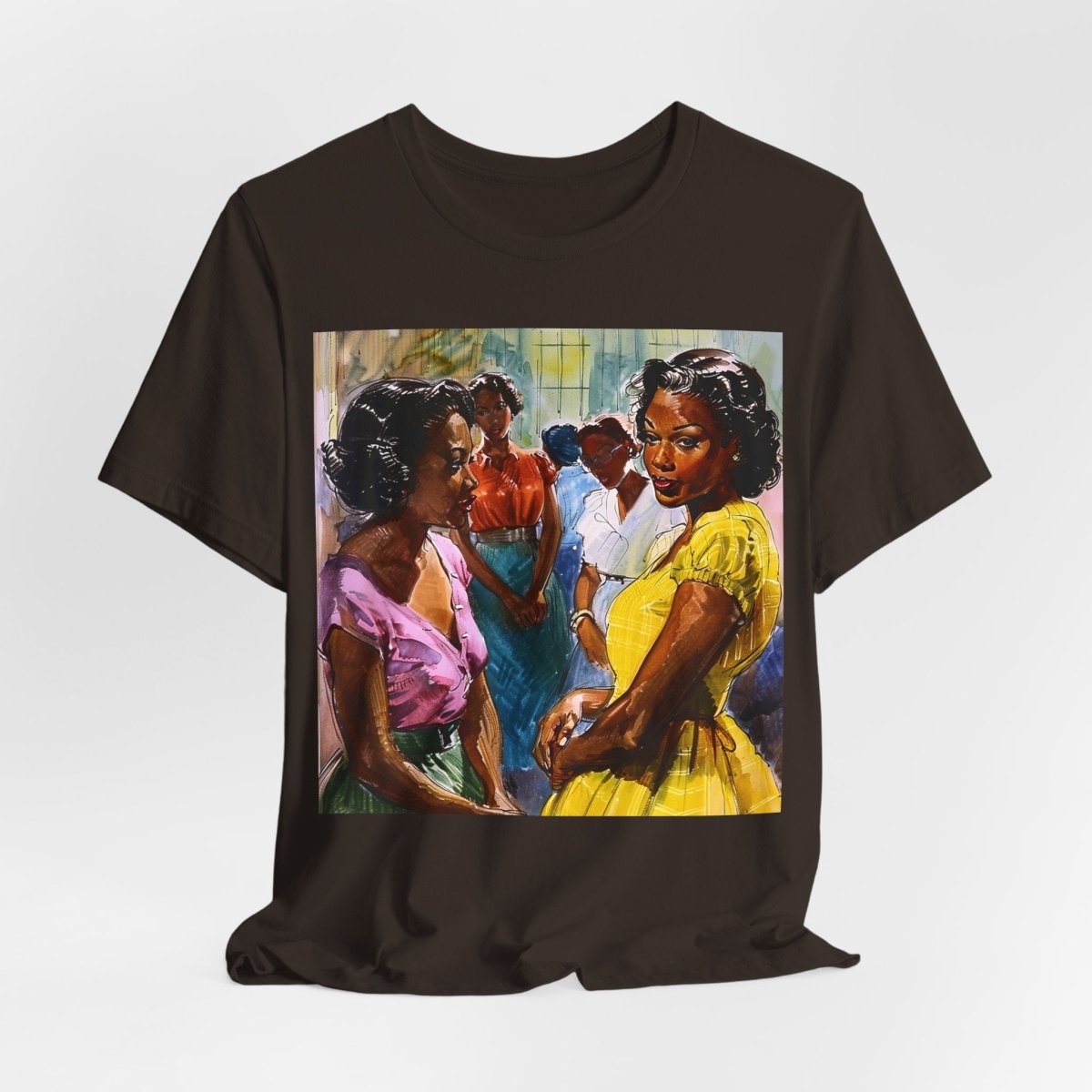 Melanin Ladies Chat Shirt - Afrocentric Art by The Trini Gee