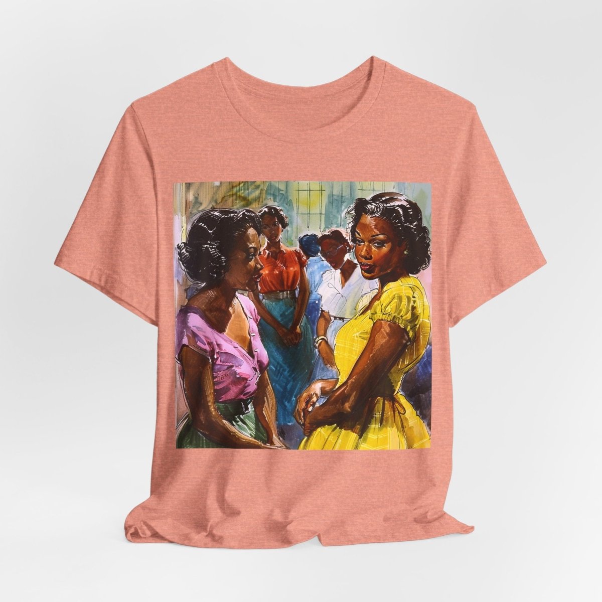 Melanin Ladies Chat Shirt - Afrocentric Art by The Trini Gee