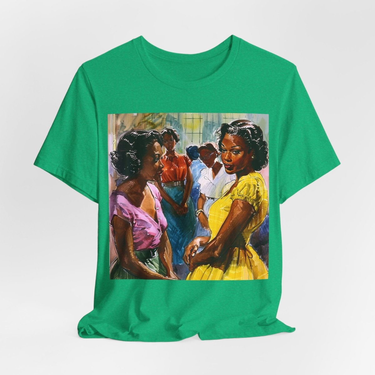 Melanin Ladies Chat Shirt - Afrocentric Art by The Trini Gee