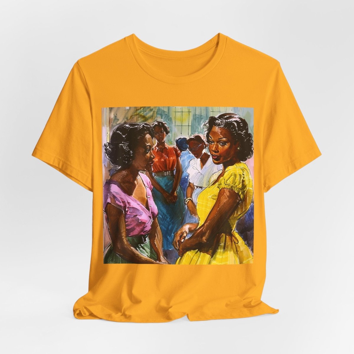 Melanin Ladies Chat Shirt - Afrocentric Art by The Trini Gee