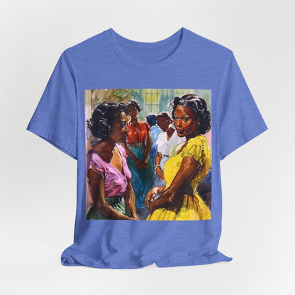 Melanin Ladies Chat Shirt - Afrocentric Art by The Trini Gee
