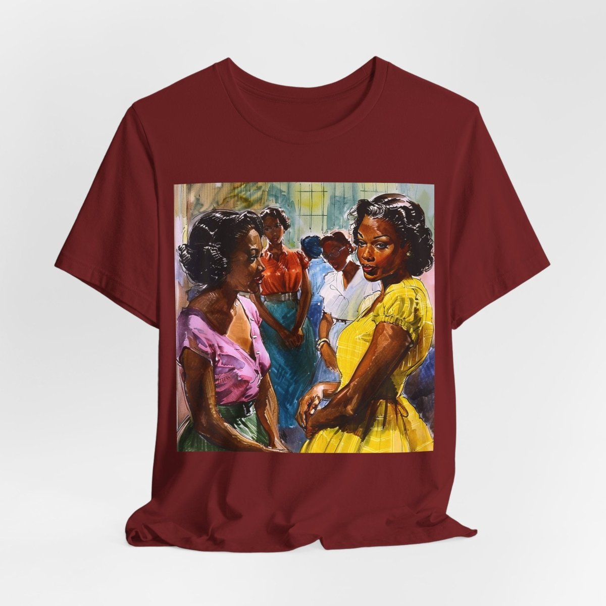 Melanin Ladies Chat Shirt - Afrocentric Art by The Trini Gee