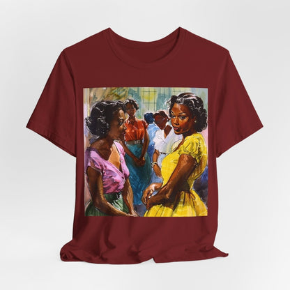 Melanin Ladies Chat Shirt - Afrocentric Art by The Trini Gee