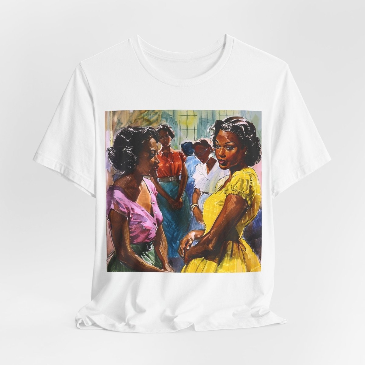 Melanin Ladies Chat Shirt - Afrocentric Art by The Trini Gee