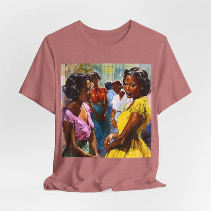Melanin Ladies Chat Shirt - Afrocentric Art by The Trini Gee