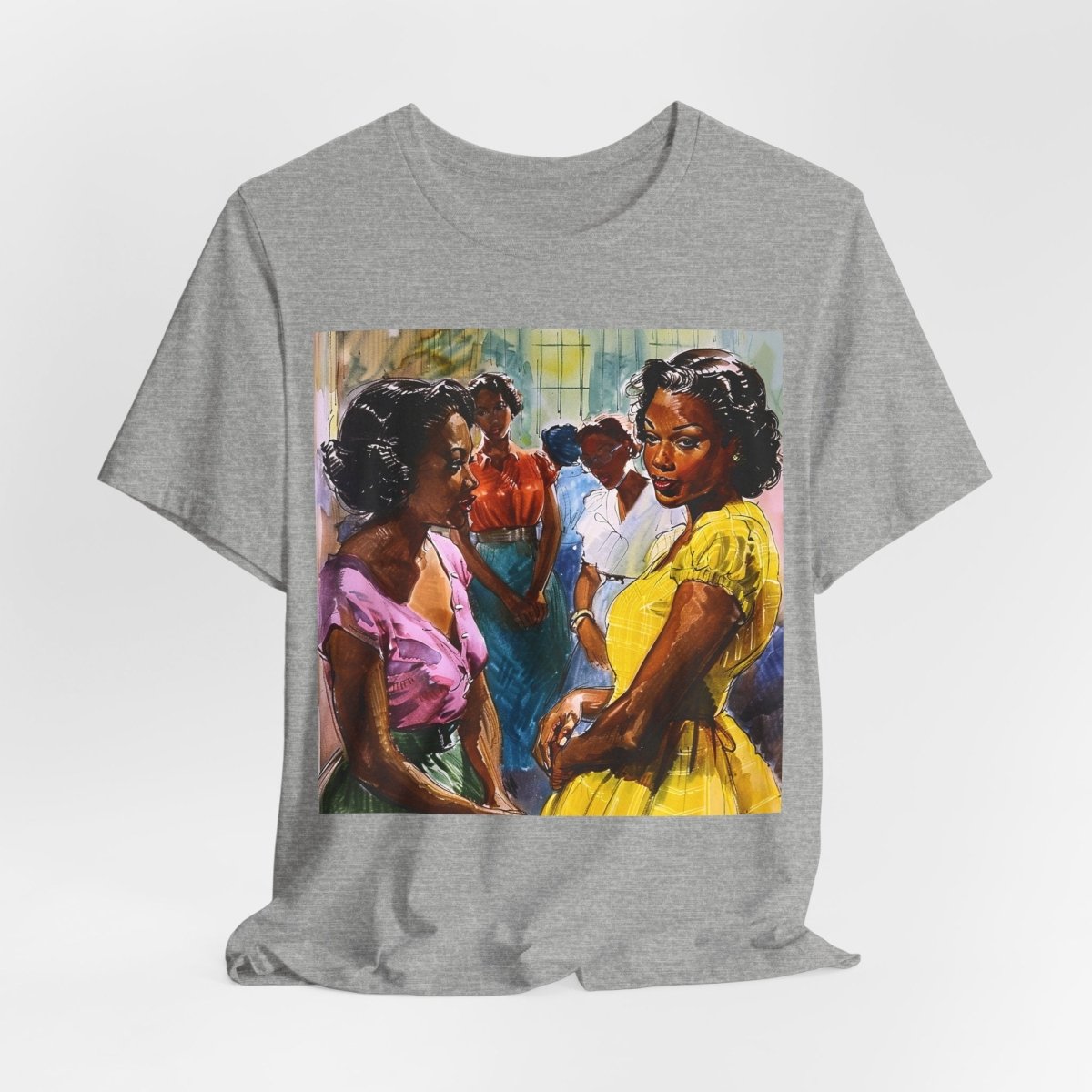 Melanin Ladies Chat Shirt - Afrocentric Art by The Trini Gee