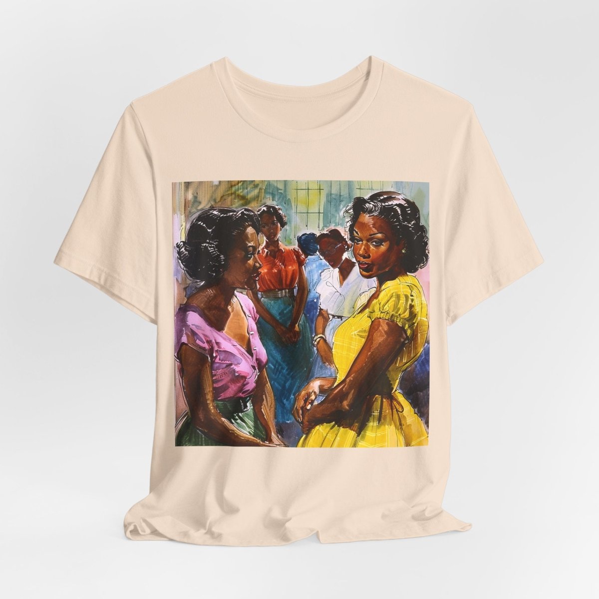 Melanin Ladies Chat Shirt - Afrocentric Art by The Trini Gee