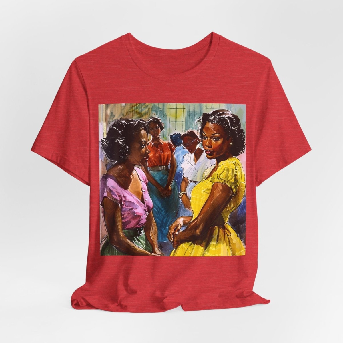 Melanin Ladies Chat Shirt - Afrocentric Art by The Trini Gee