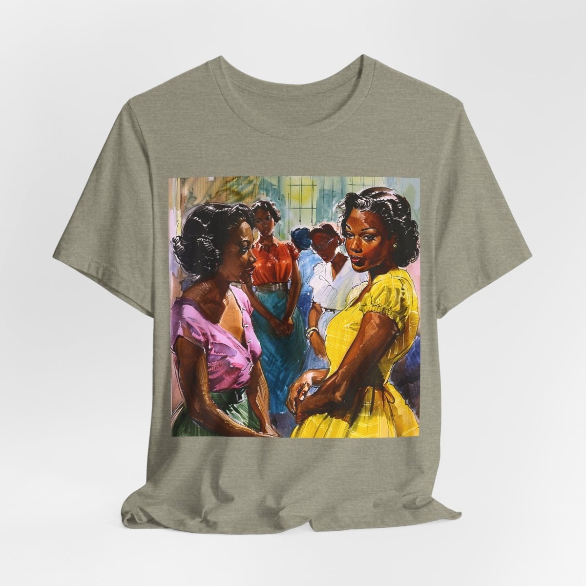Melanin Ladies Chat Shirt - Afrocentric Art by The Trini Gee