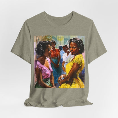Melanin Ladies Chat Shirt - Afrocentric Art by The Trini Gee