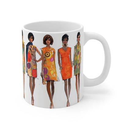 Melanin Mod Mug - Afrocentric Art by The Trini Gee