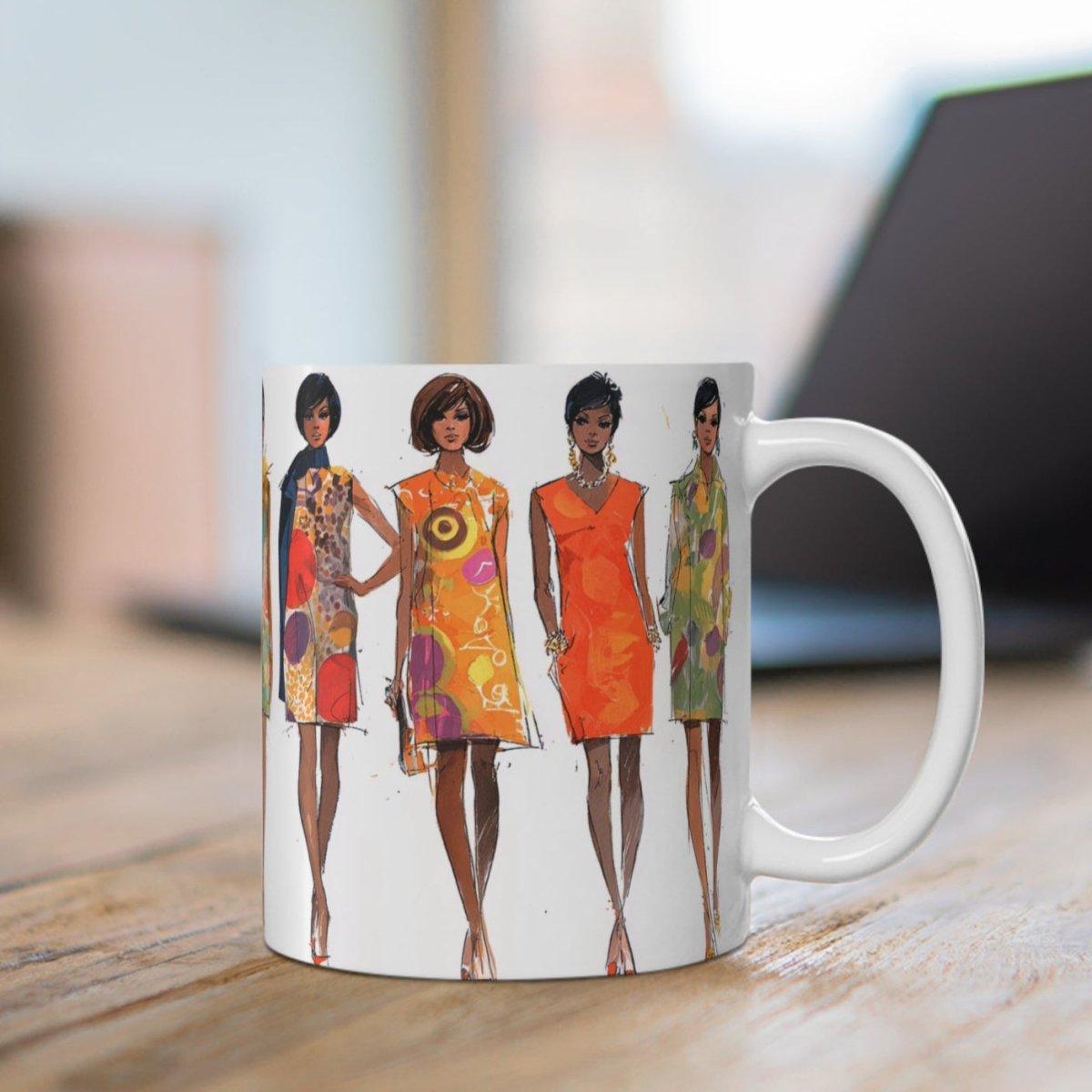 Melanin Mod Mug - Afrocentric Art by The Trini Gee