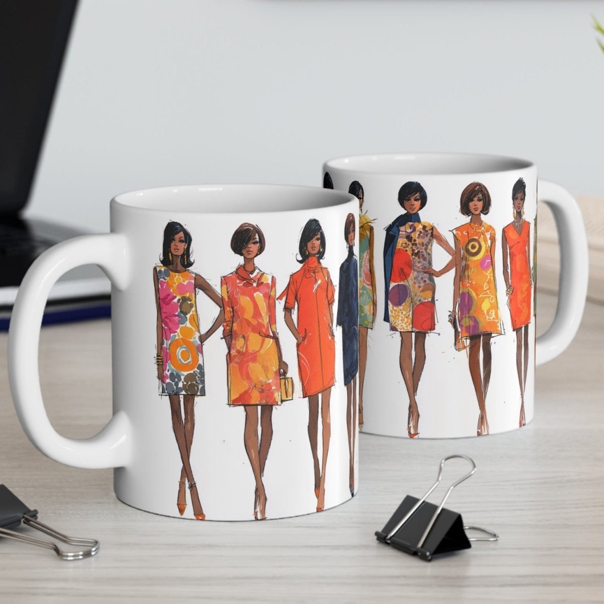 Melanin Mod Mug - Afrocentric Art by The Trini Gee