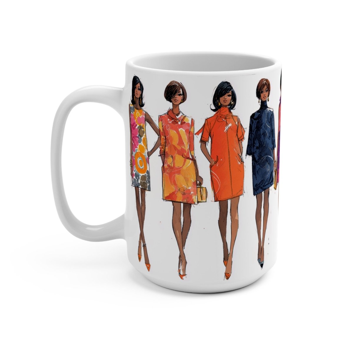 Melanin Mod Mug - Afrocentric Art by The Trini Gee