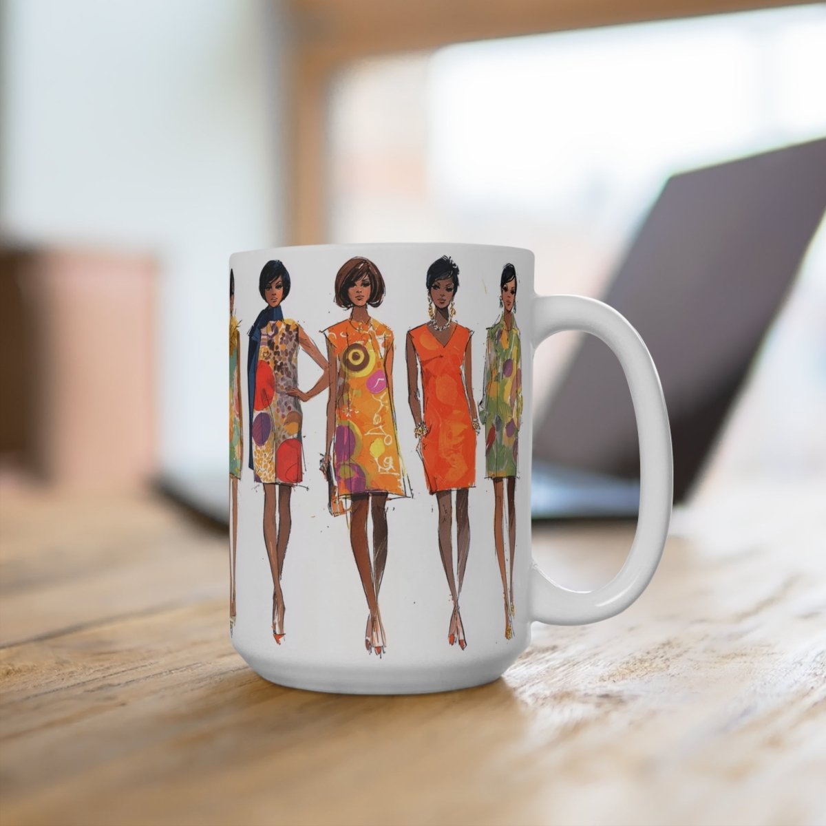 Melanin Mod Mug - Afrocentric Art by The Trini Gee