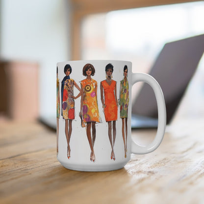 Melanin Mod Mug - Afrocentric Art by The Trini Gee