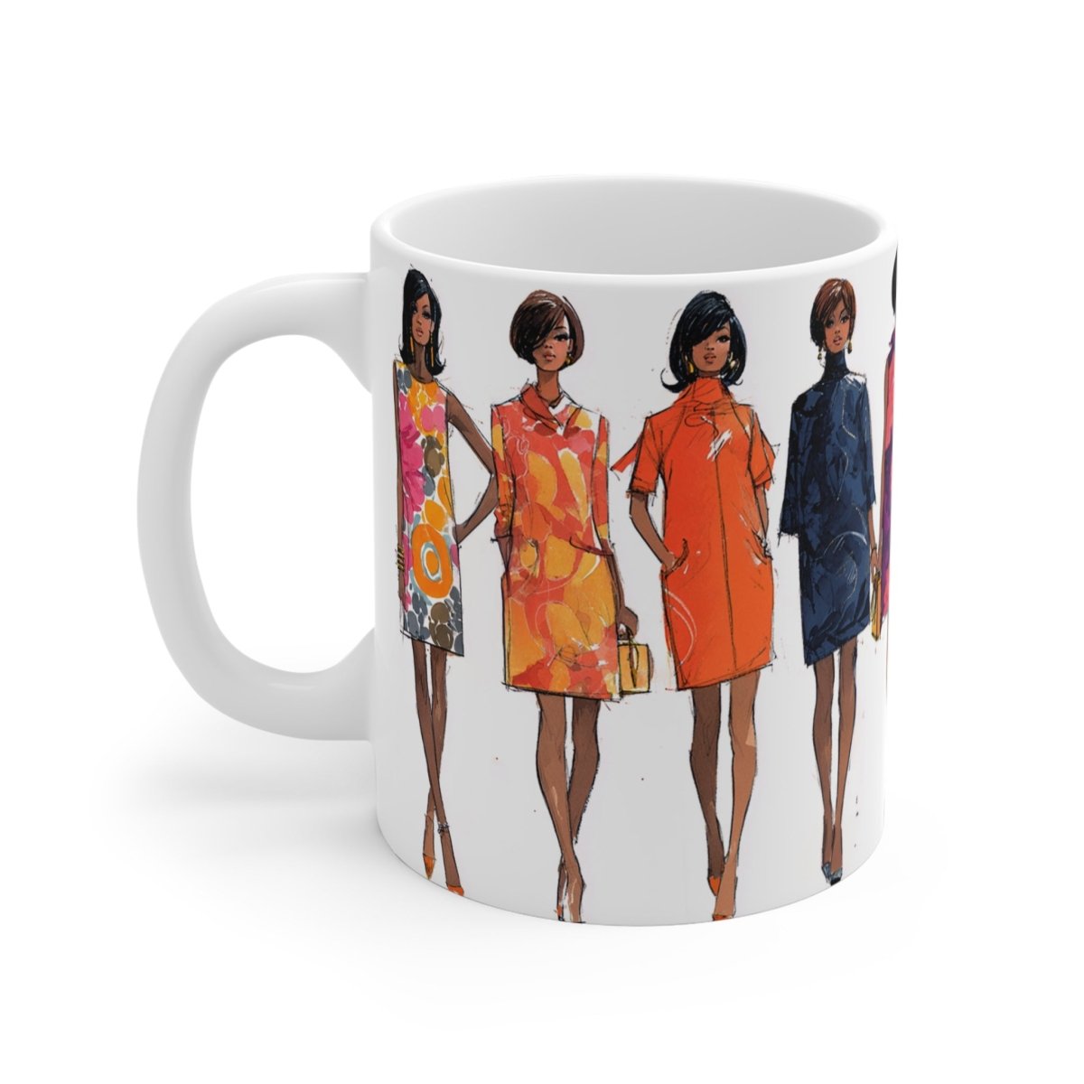 Melanin Mod Mug - Afrocentric Art by The Trini Gee