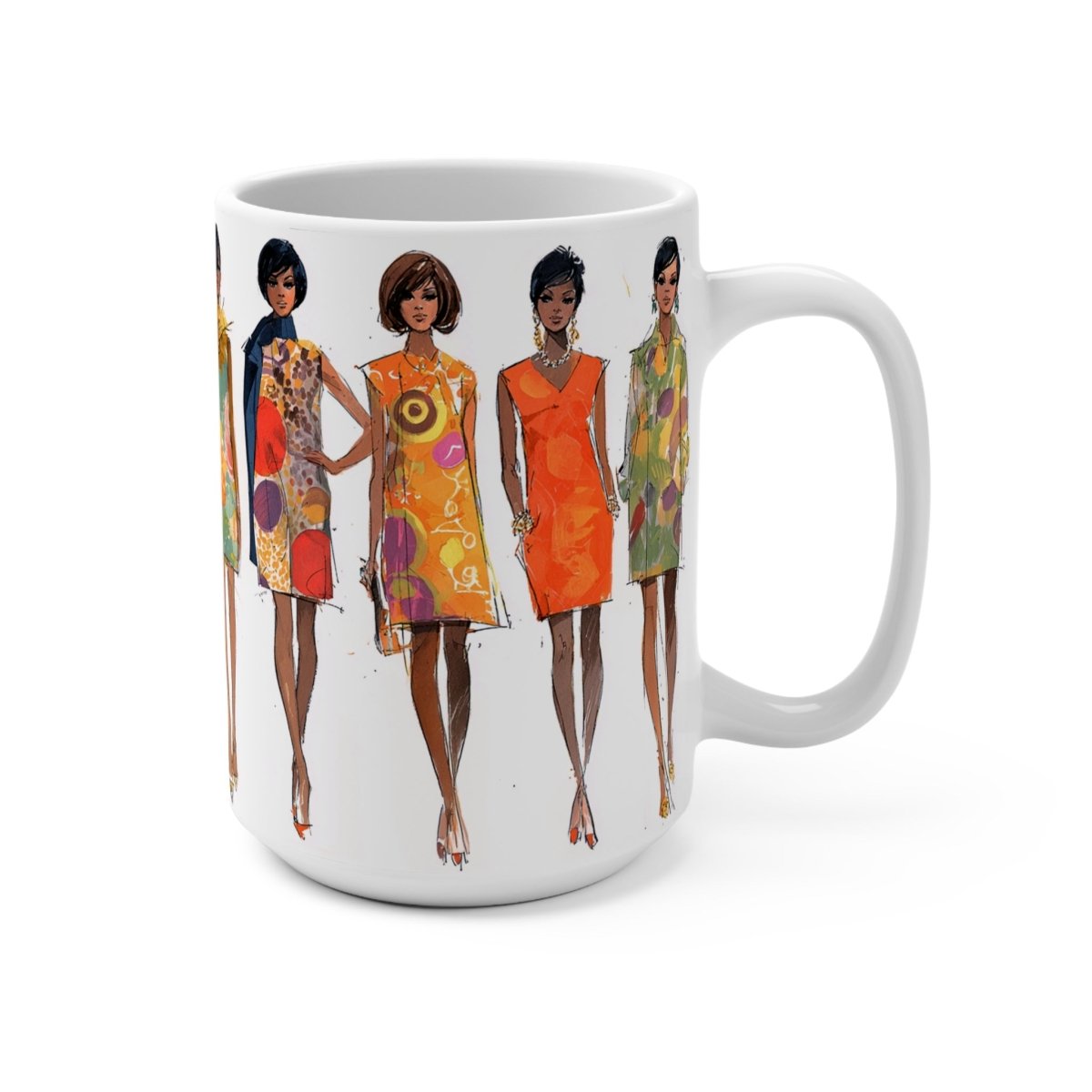 Melanin Mod Mug - Afrocentric Art by The Trini Gee