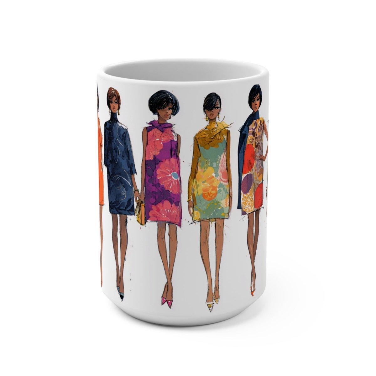 Melanin Mod Mug - Afrocentric Art by The Trini Gee
