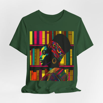 Melanin Reader Shirt - Afrocentric Art by The Trini Gee