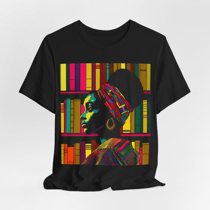 Melanin Reader Shirt - Afrocentric Art by The Trini Gee