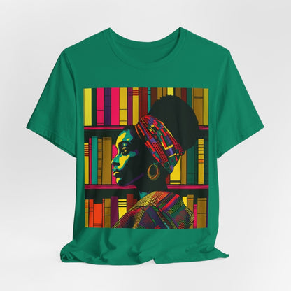 Melanin Reader Shirt - Afrocentric Art by The Trini Gee