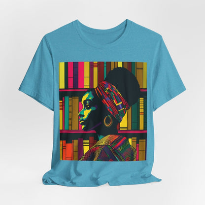 Melanin Reader Shirt - Afrocentric Art by The Trini Gee