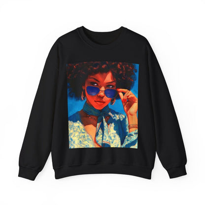 Melanin Shade Sweatshirt - Afrocentric Art by The Trini Gee