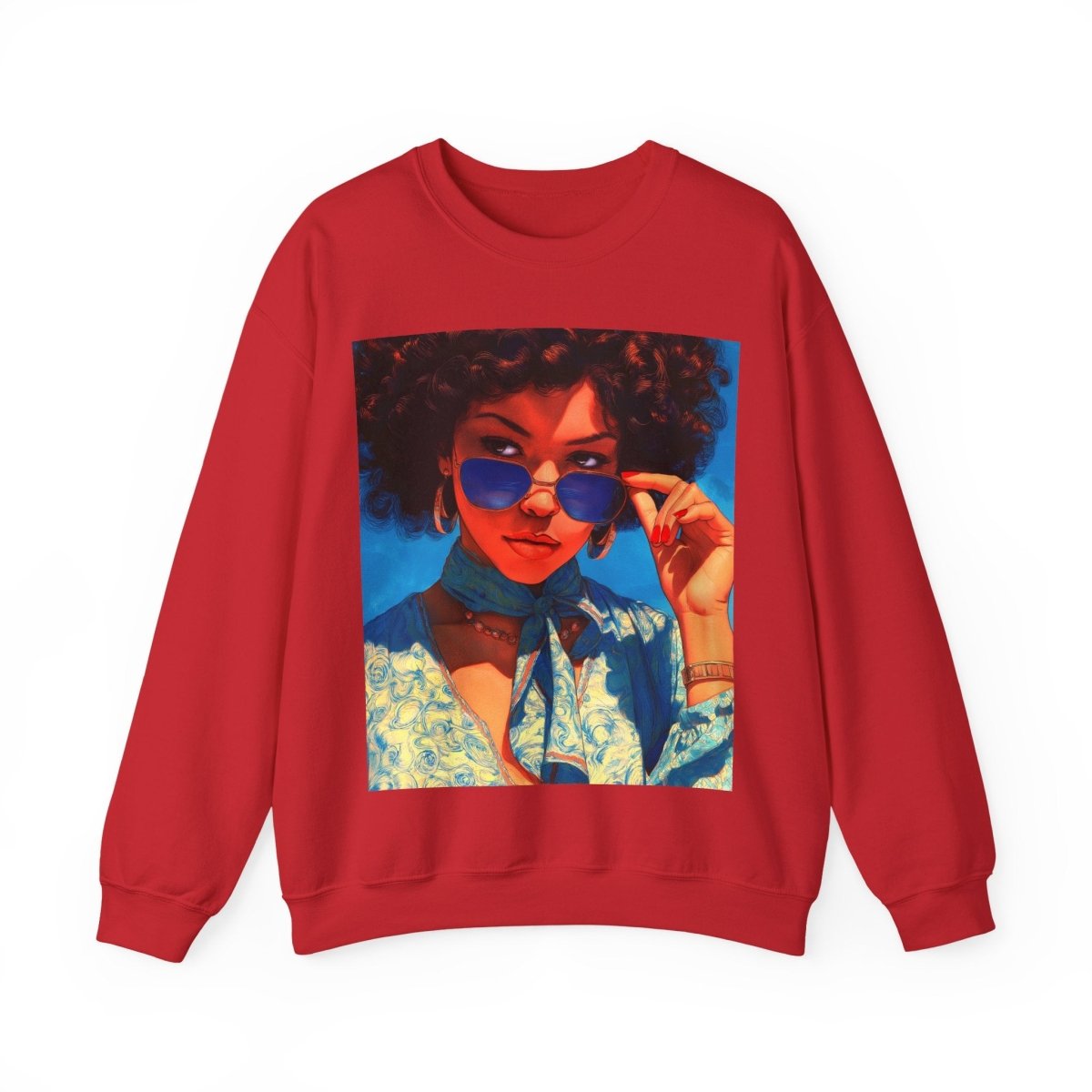 Melanin Shade Sweatshirt - Afrocentric Art by The Trini Gee