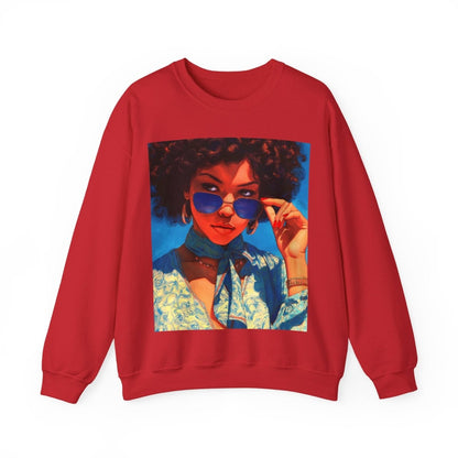 Melanin Shade Sweatshirt - Afrocentric Art by The Trini Gee
