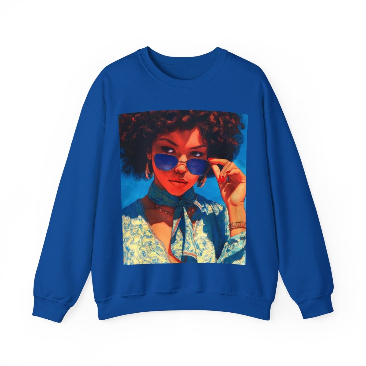 Melanin Shade Sweatshirt - Afrocentric Art by The Trini Gee