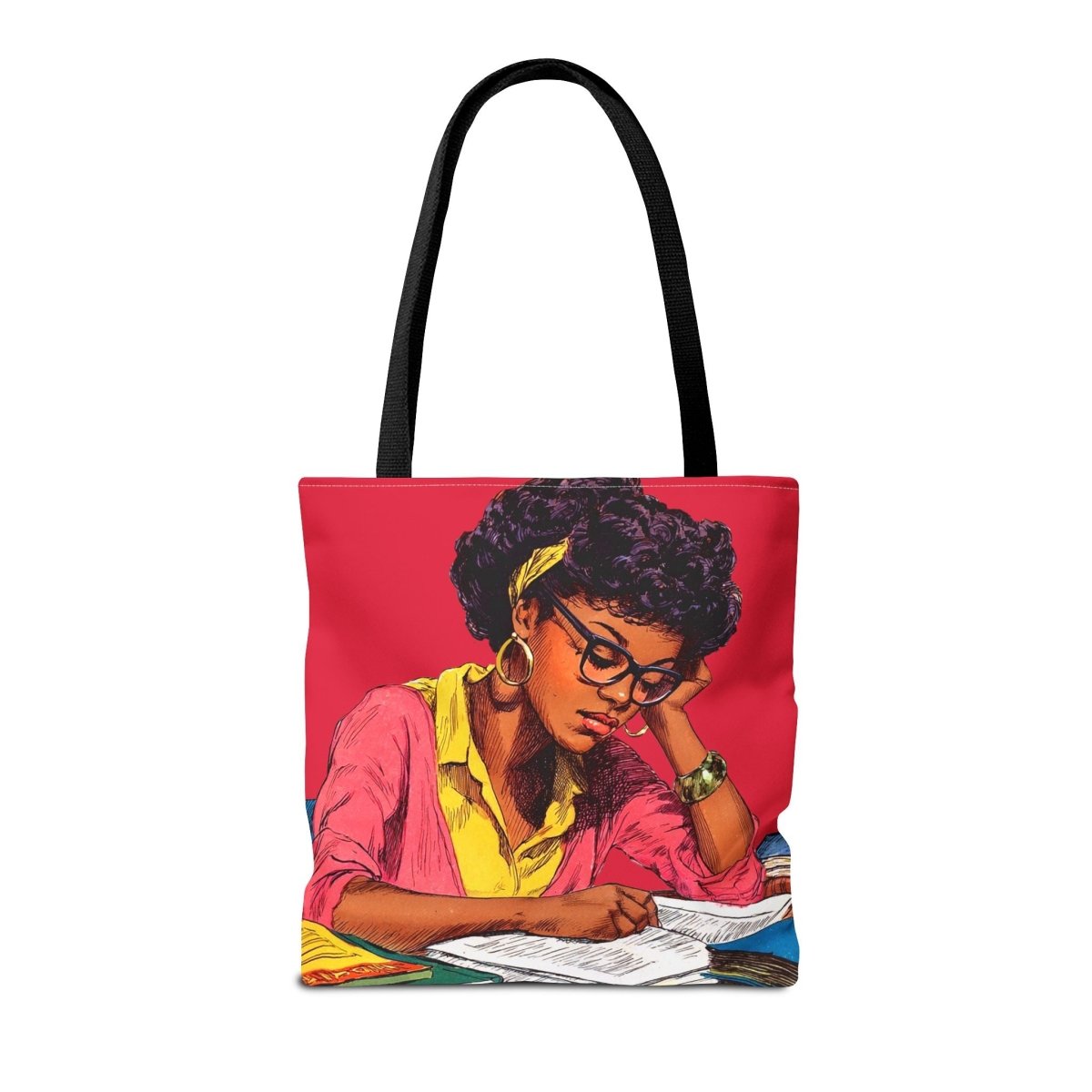 Melanin Studies Tote Bag - Afrocentric Art by The Trini Gee