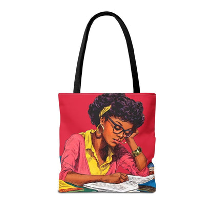 Melanin Studies Tote Bag - Afrocentric Art by The Trini Gee