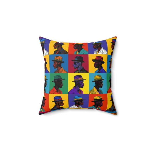 Men in Hats Pillow - The Trini Gee