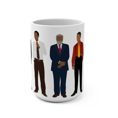 Men in Suits Mug - Afrocentric Art by The Trini Gee