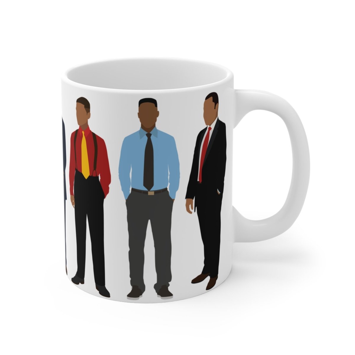 Men in Suits Mug - Afrocentric Art by The Trini Gee