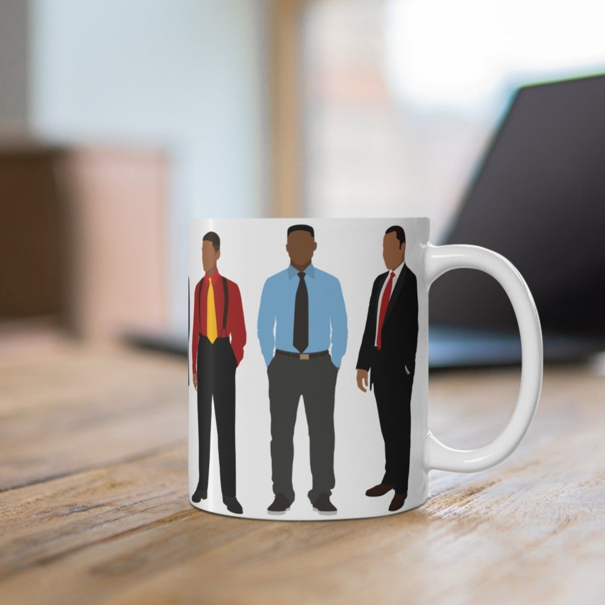 Men in Suits Mug - Afrocentric Art by The Trini Gee