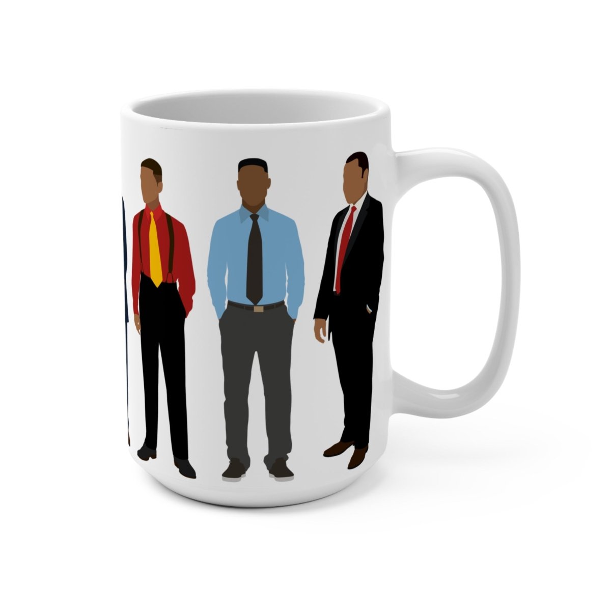 Men in Suits Mug - Afrocentric Art by The Trini Gee