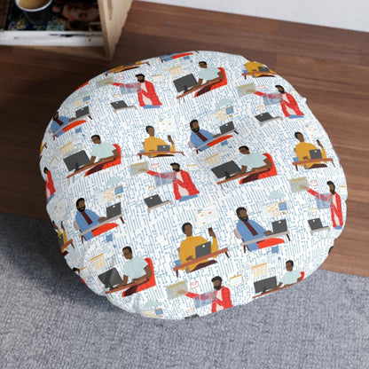 Men in Tech Floor Pillow - The Trini Gee