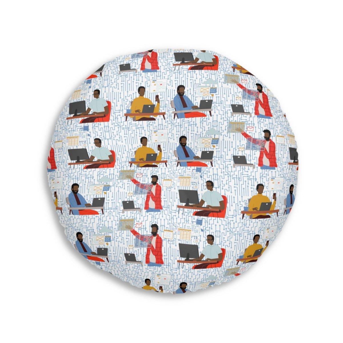 Men in Tech Floor Pillow - The Trini Gee