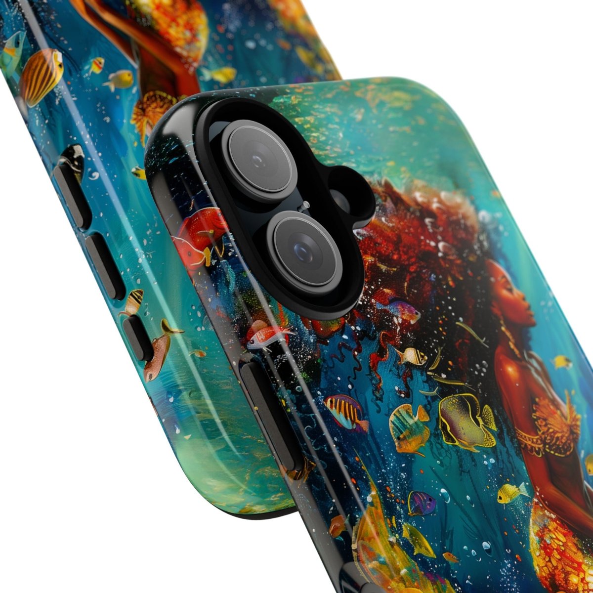Mermaid Phone Case - Afrocentric Art by The Trini Gee