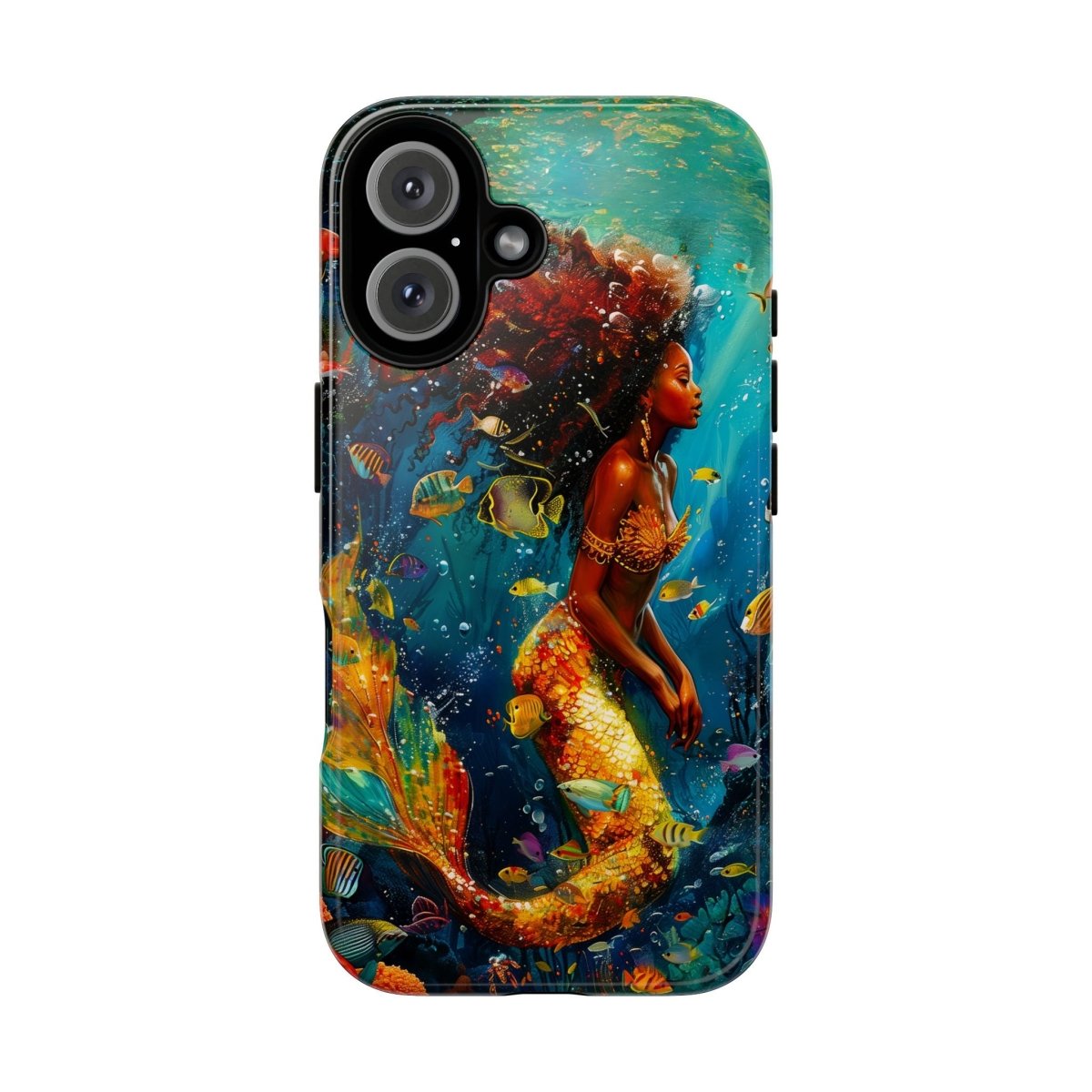 Mermaid Phone Case - Afrocentric Art by The Trini Gee