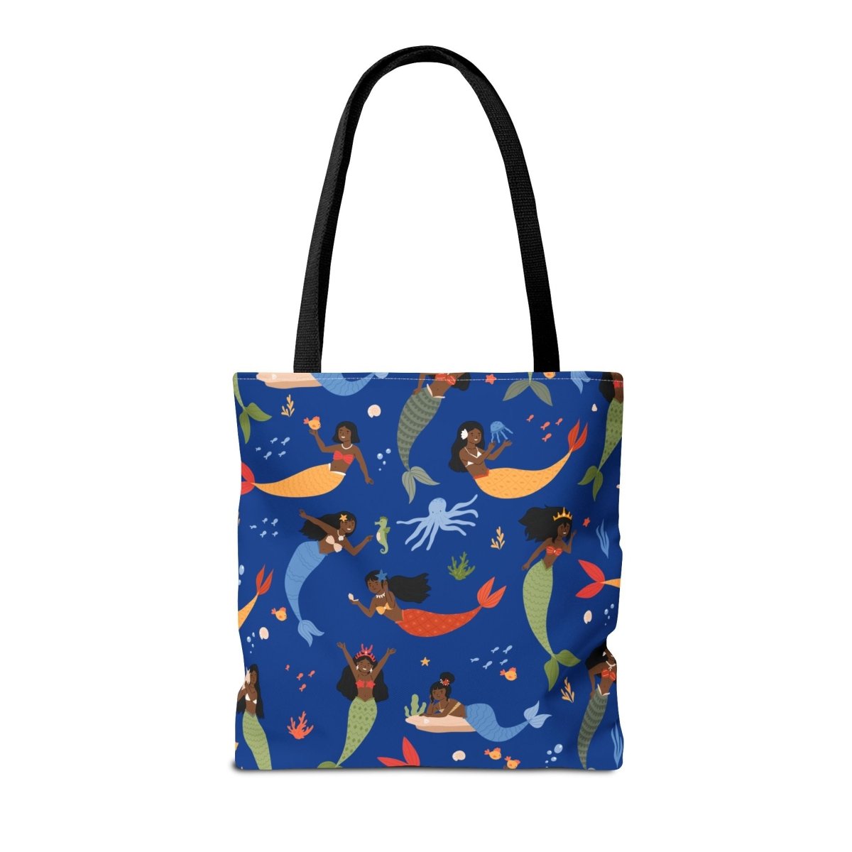 Mermaids Tote Bag - Afrocentric Art by The Trini Gee