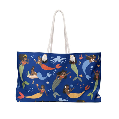 Mermaids Weekender Bag - Afrocentric Art by The Trini Gee