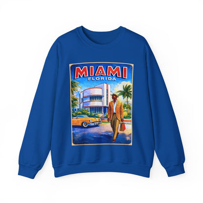 Miami Tourism Sweatshirt - Afrocentric Art by The Trini Gee