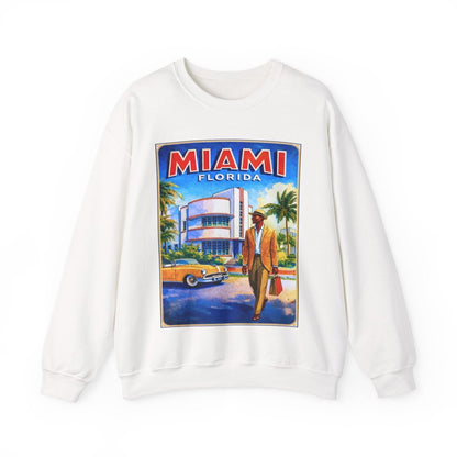 Miami Tourism Sweatshirt - Afrocentric Art by The Trini Gee