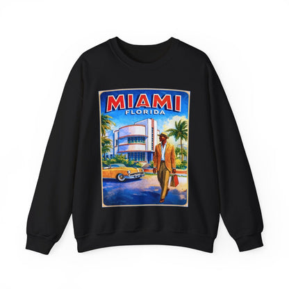Miami Tourism Sweatshirt - Afrocentric Art by The Trini Gee