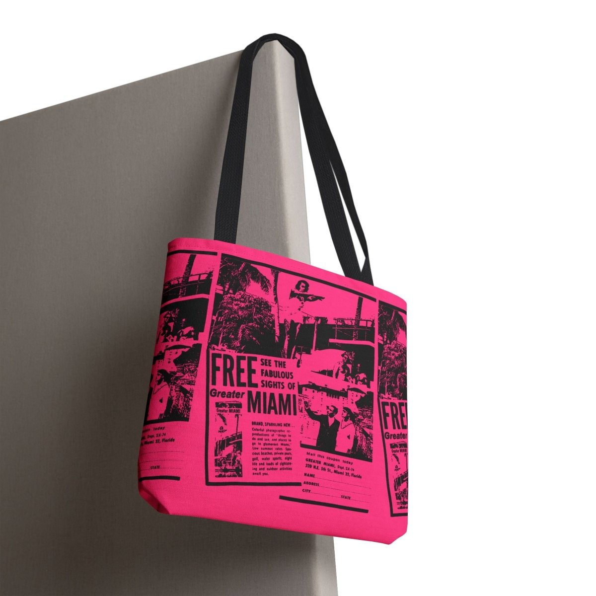 Miami Tourism Tote Bag - Afrocentric Art by The Trini Gee